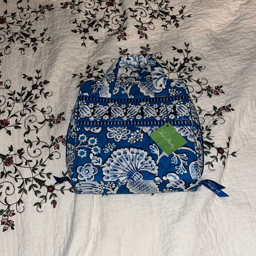 New with tags tech organizer blue lagoon pattern